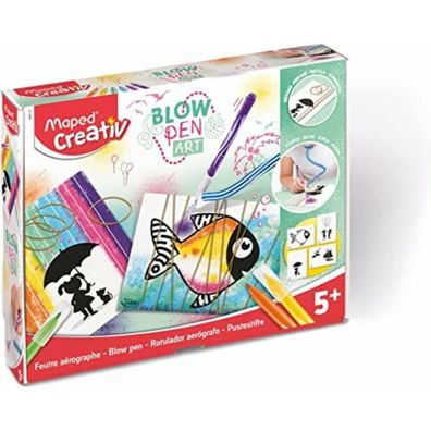 Blow Pen String Art (Schlauch, tifte, lidvorlagen, ummi)