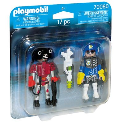 Playmobil 70080 Duo Pack DuoPack Spacepolizist und Ganove, bunt