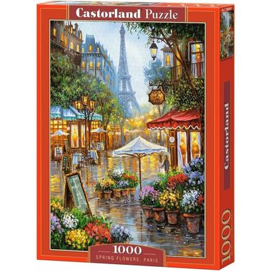 Castorland Puzzle Frühlingsblumen in Paris 1000 Teile