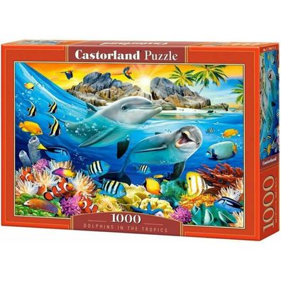 Castorland Puzzle Delphine in den Tropen 1000 Teile