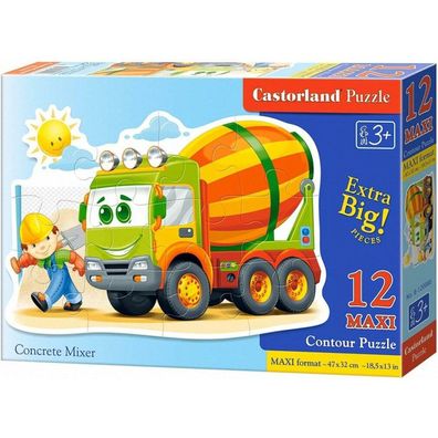 Castorland Puzzle Betonmischer MAXI 12 Teile