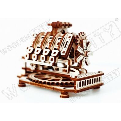 WOODEN CITY 3D-Puzzle Motor V8, 200 Teile