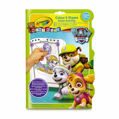 Crayola Mini Kids - Mal- und Stickerbuch PAW Patrol