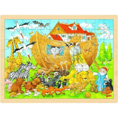 Goki Holzpuzzle Arche Noah, 96tlg