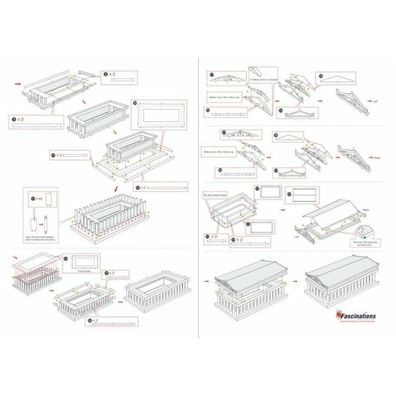 METAL EARTH 3D-Puzzle Parthenon