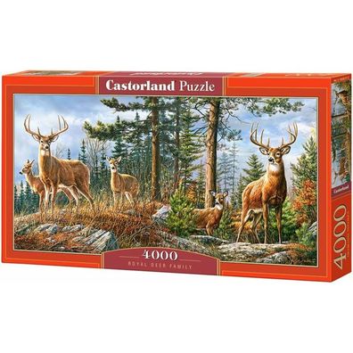 Castorland Puzzle Royal Deer Family 4000 Teile