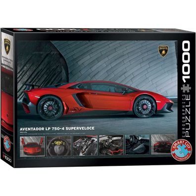 Eurographics Puzzle Lamborghini Aventador LP 750-4, 1000 Teile