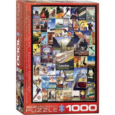 Eurographics Puzzle Abenteuer mit der Eisenbahn 1000 Teile