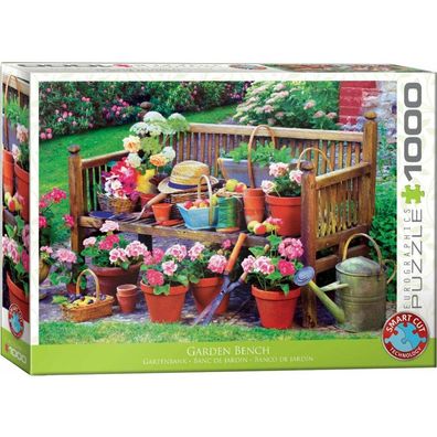 Eurographics Puzzle Bank im Garten 1000 Teile