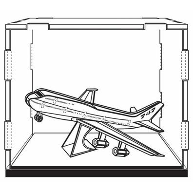 METAL EARTH Plexiglasvitrine (12,7x10,1x10,1 cm)