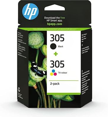 HP 305-3YM61AE/3YM60AE Multipack Original Ink Cartridge Set Black Tri-colour