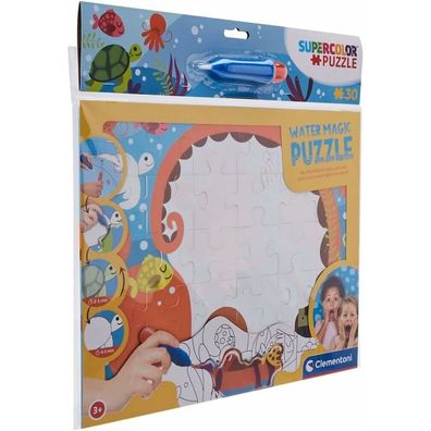 Clementoni Wassermalerei Puzzle Wasserzauber: Tiefsee 30 Teile