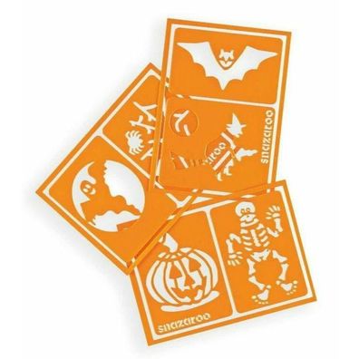 Snazaroo Gesichtsmalschablonen orange (Halloween)