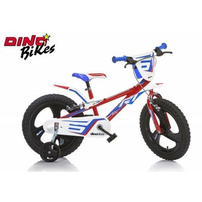 DINO BIKES Kinderfahrrad 816L-06 rot, blau, weiß 16