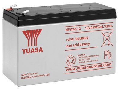 Yuasa Bleiakku 12 V 8,5 Ah