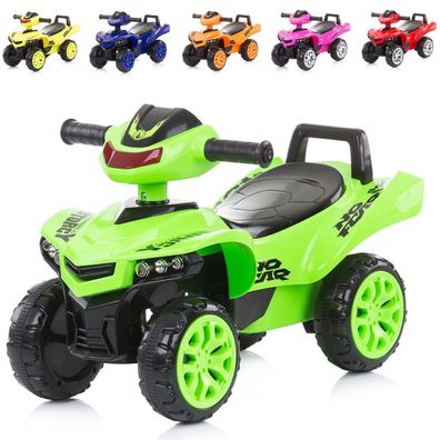 Chipolino Rutschauto, Quad ATV Lenkrad, Musikfunktion, Stauraum unter dem Sitz