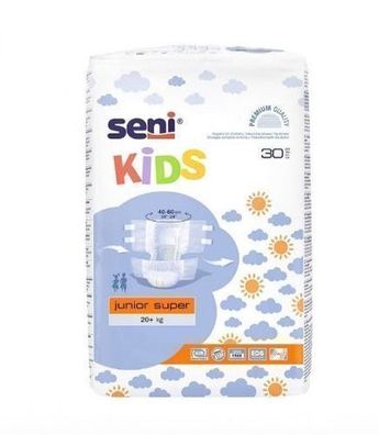 Seni Kids, Inkontinenz-Pants Junior Super 20kg + , 30 Stk