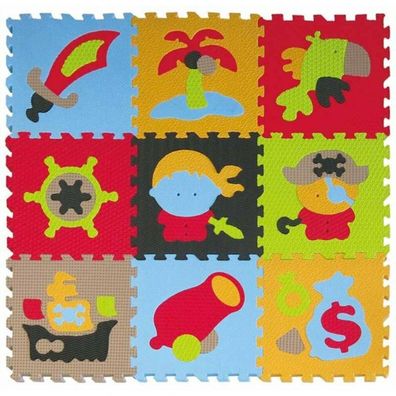 BABY GREAT Schaumstoffpuzzle Piraten SX (30x30)