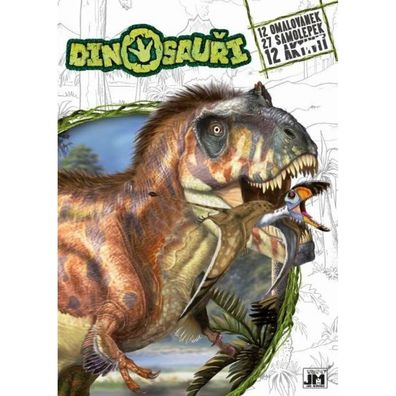 JIRI MODELS Färbung mit Aufklebern Dinosaurier