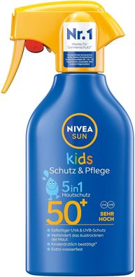 Nivea Sun Kids Protection & Care 5-in-1 Skin Protection SPF 50+ Sun Spray (250 ml), H