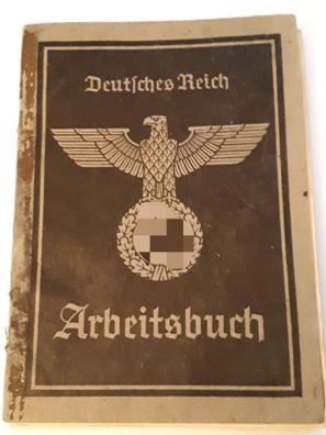 Deutsches Reich Arbeitsbuch Bereich Minden