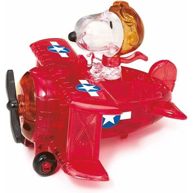 HCM KINZEL 3D-Kristallpuzzle Snoopy Aerial Ace 39 Teile