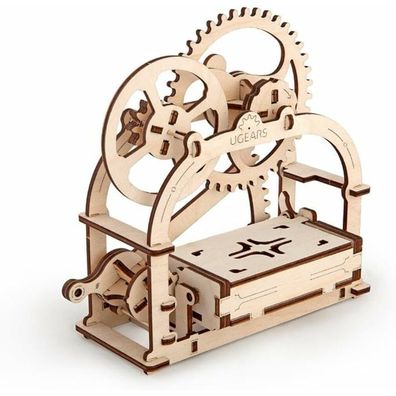 UGEARS 3D-Puzzle Mechanische Box 61 Teile