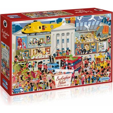 Gibsons Puzzle Buckingham Palace - Unter dem Deckel 1000 Teile