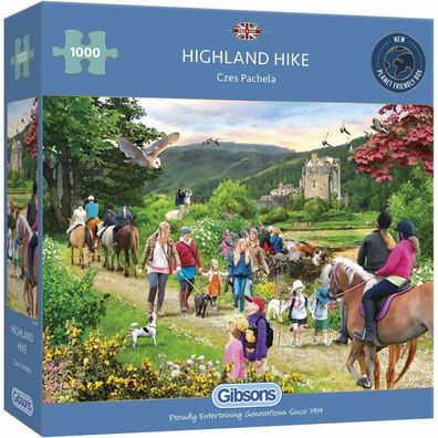 Gibsons Puzzle Reise in die schottischen Highlands 1000 Teile