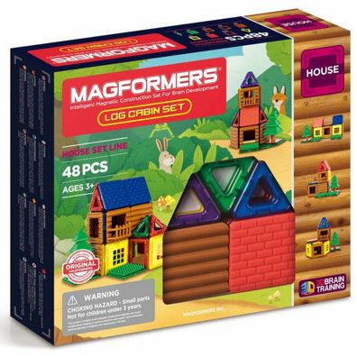 Magformers Mini-Blockhaus 48 Stück