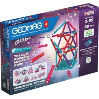 GEOMAG Glitter 60 Stück