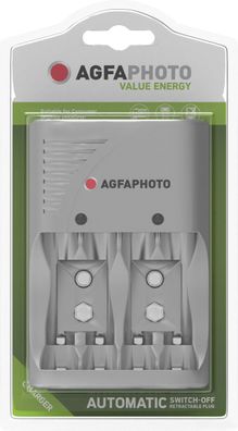 Agfaphoto Akku NiMH ohne Akkus Universal Ladegerät Value Energy (1er Blister)