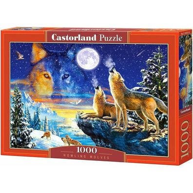 Castorland Heulende Wölfe Puzzle 1000 Teile