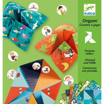 DJECO Origami des Himmels, der Hölle, des Paradieses (grün)