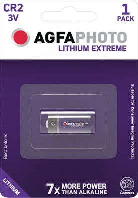 Agfaphoto Lithium Extreme Photo CR2 3V (1er Blister)