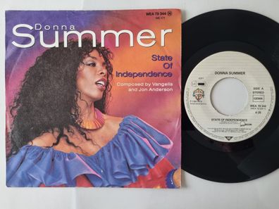 Donna Summer - State Of Independence 7'' Vinyl Germany/ Vangelis/ Jon Anderson