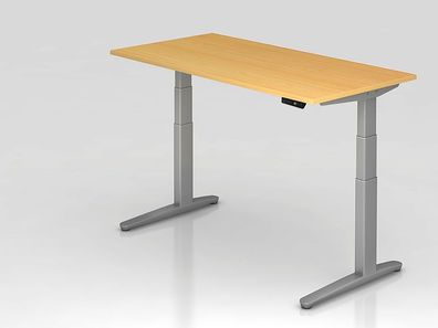 Hammerbacher Büro Schreibtisch Stehtisch höhenverstellbar 180x80 cm Modell XBHM19