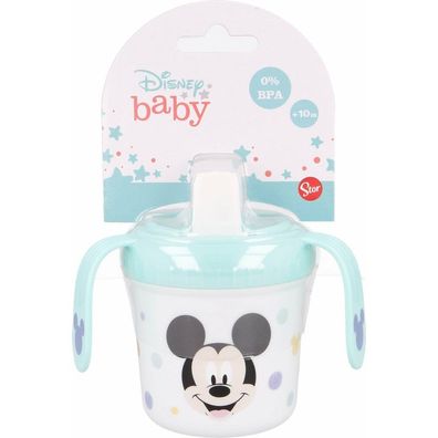 STOR Becher mit Ohren und Trinker 250ml Mickey Mouse