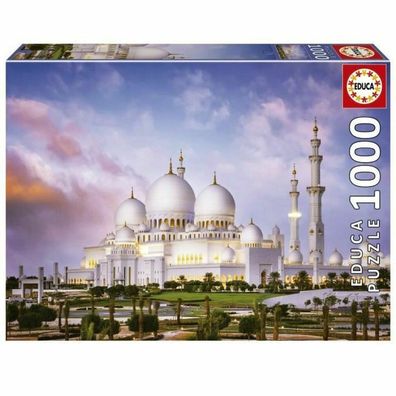 EDUCA Puzzle Magic of Arabia: Die Große Moschee von Scheich Zayed 1000 Teile