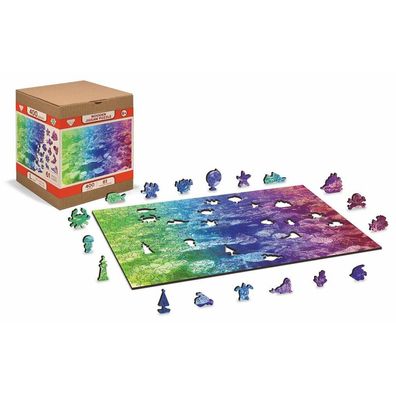 WOODEN CITY Holzpuzzle Coral Reef 2in1, 400 Teile ECO