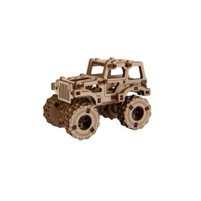 WOODEN CITY 3D Puzzle Superschneller Monstertruck Nr.1