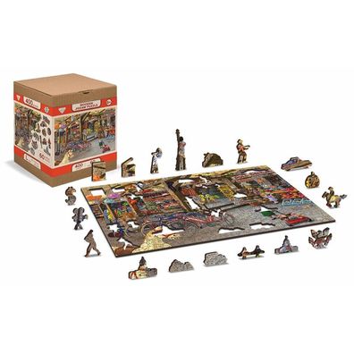 WOODEN CITY Holzpuzzle Im Spielzeugladen 2in1, 400 Teile ECO