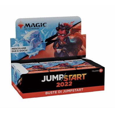 Magic the Gathering Jumpstart 2022 Draft-Booster Display (24) italienisch