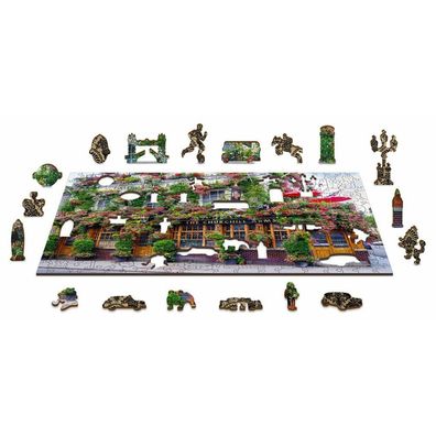 WOODEN CITY Holzpuzzle Londoner Pub 2in1, 300 Teile ECO