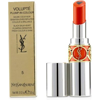 Yves Saint Laurent, Volupte Plump-In-Colour, 5 Delirious Orange, 3,5 g