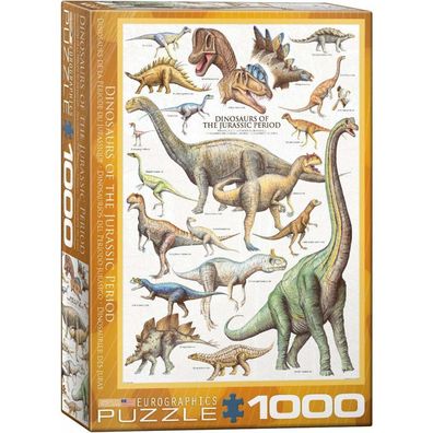 Eurographics Puzzle Dinosaurier aus der Jurazeit 1000 Teile