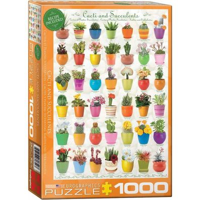 Eurographics Puzzle Kakteen und Sukkulenten 1000 Teile