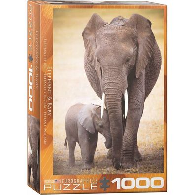 Eurographics Puzzle Elefant und Elefant 1000 Teile