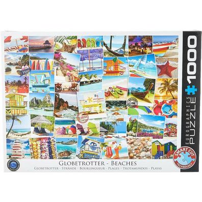 Eurographics Weltreisender Puzzle - Strände 1000 Teile