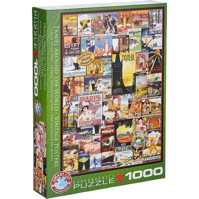 Eurographics Reiseplakate Puzzle 1000 Teile